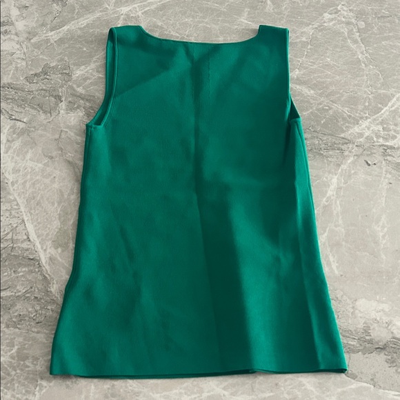 Ted Baker London Vibrant Green V-Neck Tank Top - Picture 3 of 3